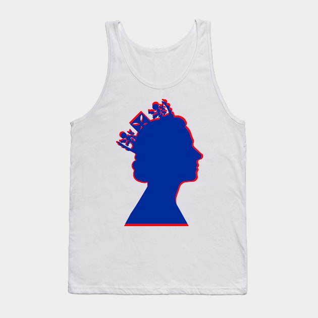 The queen silhouette Tank Top by LucyInTheSkywithDiamonds